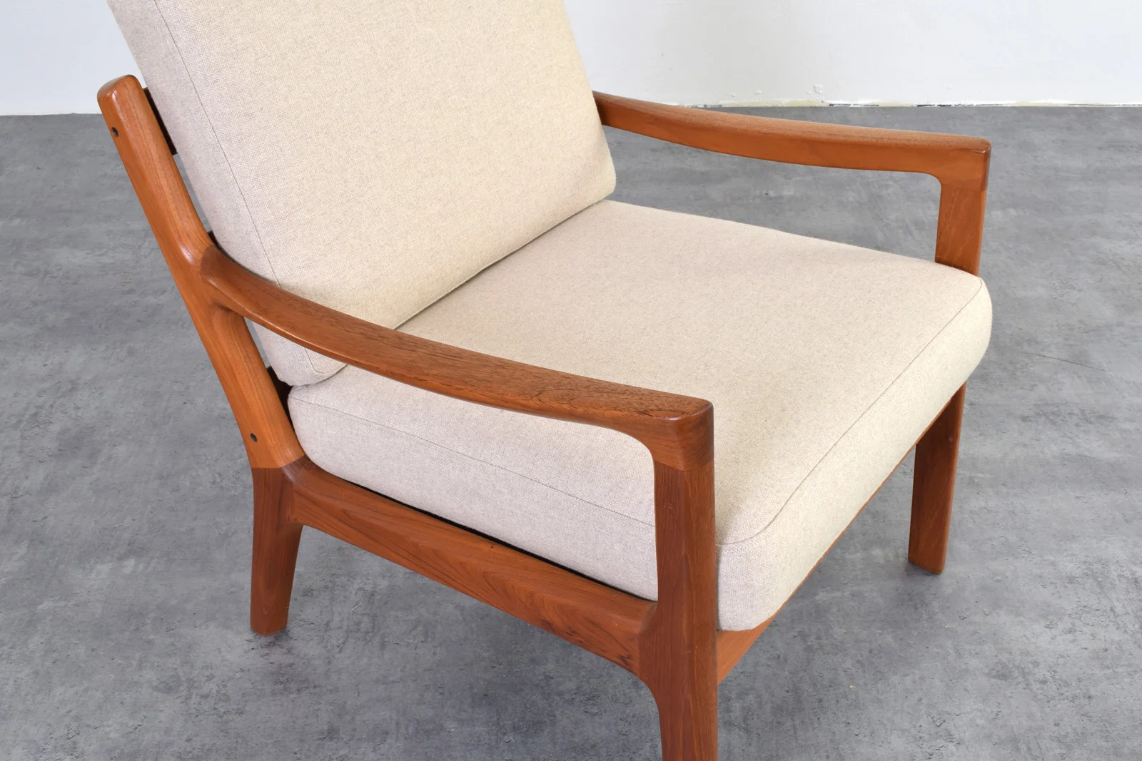 Senator Teak Armchair by Ole Wanscher, Manufactured by Cado, Denmark, 1960s