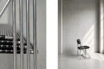Komplet 4 krzeseł X-line, proj. Niels Jørgen Haugesen dla Hybodan A/S, Dania, lata 70