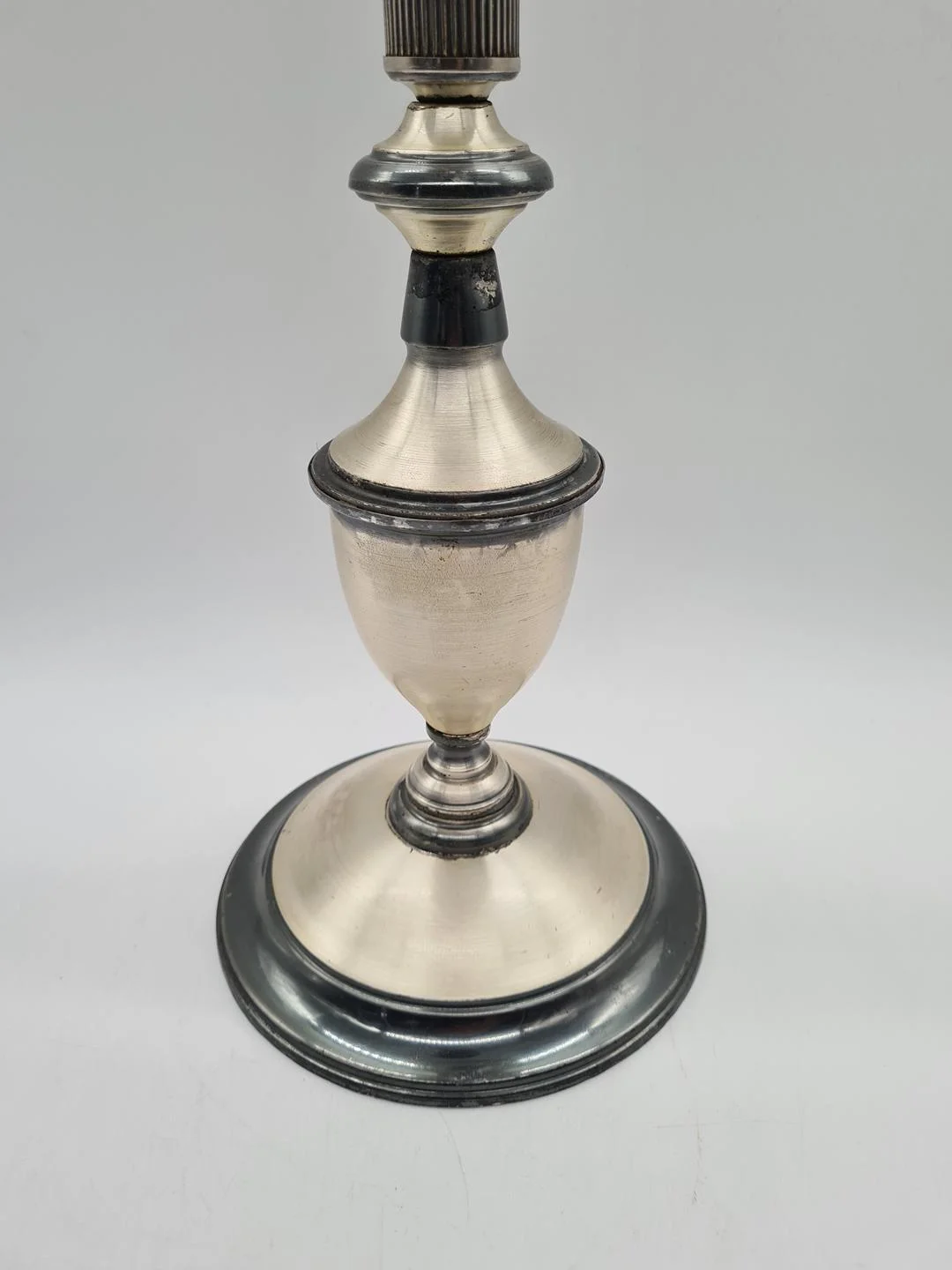 Freestanding Ashtray Made of Nickel-Plated Metal, 1950s