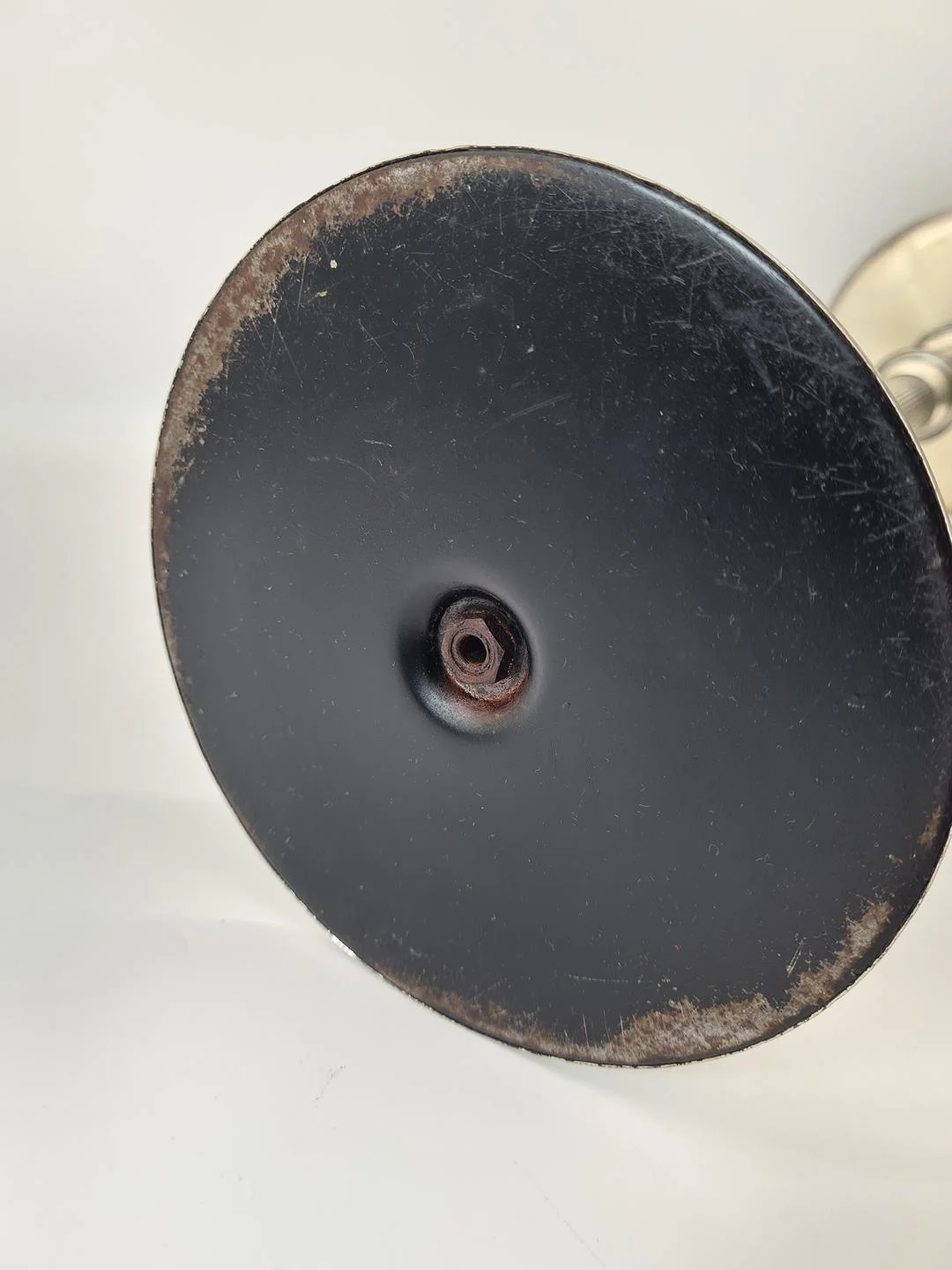 Freestanding Ashtray Made of Nickel-Plated Metal, 1950s