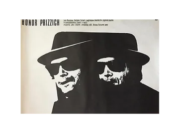 Film poster “Prizzi’s Honor” Designed by Mieczysław Wasilewski, PRL, 1988