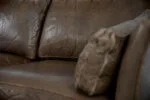 Leather Cromwell sofa, designed by Arne Norell, Sweden, 1960s