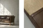 Leather Cromwell sofa, designed by Arne Norell, Sweden, 1960s