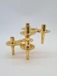 Orion modular brass candle holders, BMF, Denmark, 1970s