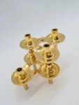 Orion modular brass candle holders, BMF, Denmark, 1970s