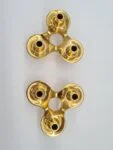 Orion modular brass candle holders, BMF, Denmark, 1970s