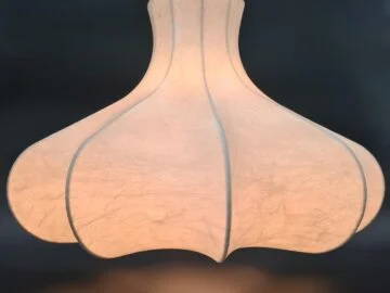 Cocoon Flower Lamp, Friedel Wauer, Goldkant Leuchten, Germany, 1960s