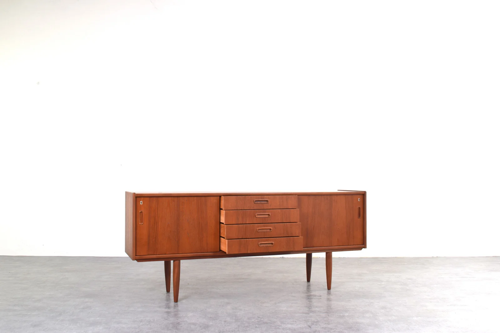 Teak sideboard, Denmark, 1960s