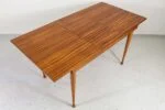 Extendable table, designed by M. Grabiński, Krakowskie Fabryki Mebli, PRL, 1960s