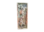 Large Polychrome Bas-Relief, Spain, 1960s
