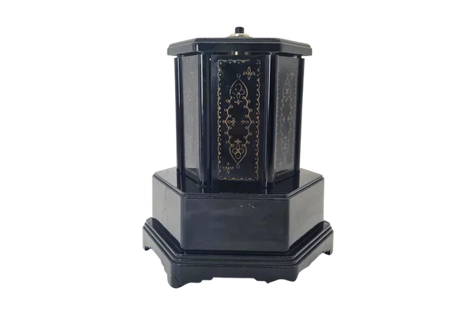 Cigarette dispenser with music box, Selcol, England, 1960s