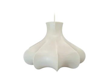 Cocoon Flower Lamp, Friedel Wauer, Goldkant Leuchten, Germany, 1960s
