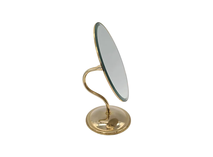 Vintage table mirror with adjustable stand, 1970s