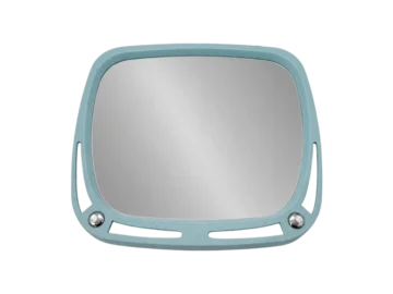 Lustro vintage w plastikowej ramie, lata 80