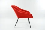 Vintage shell armchair, PRL, 1970s
