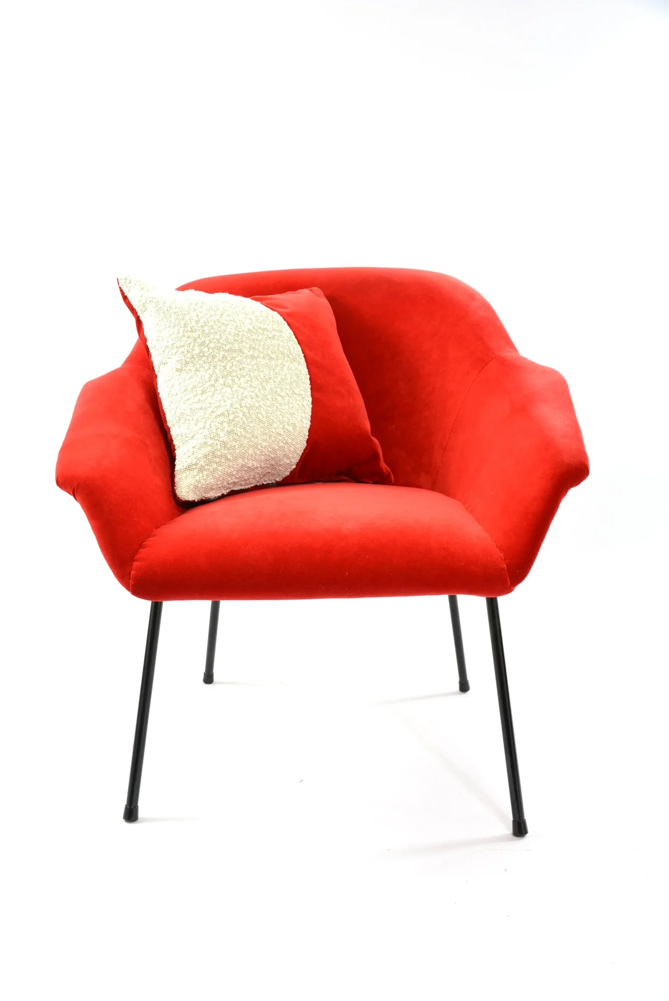 Vintage shell armchair, PRL, 1970s