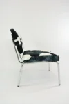 Chrome vintage armchair, France, 1970s