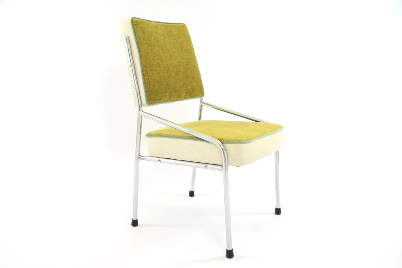 Chromowany fotel vintage, Niemcy, lata 70
