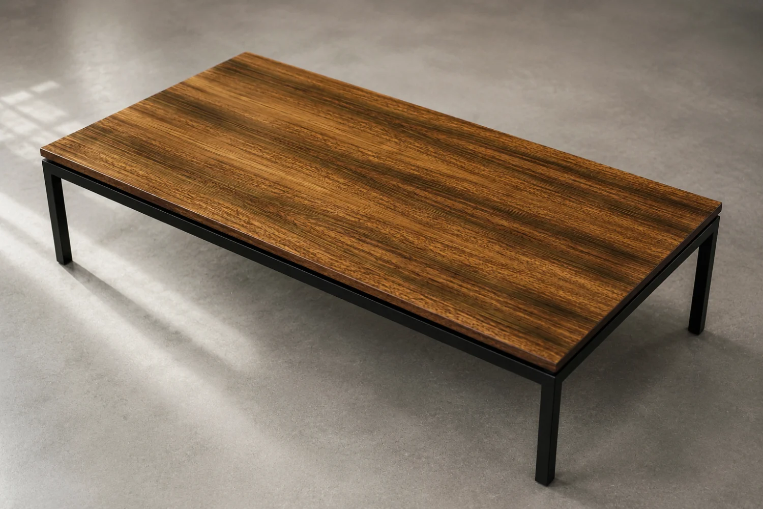 Low Teak Coffee Table, Denmark, 1970s