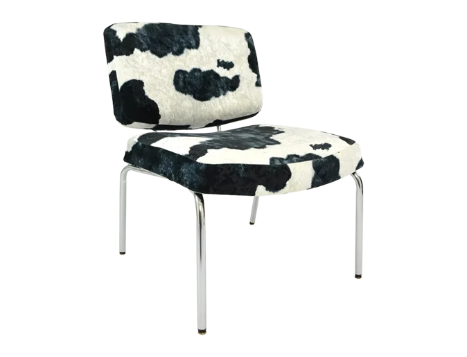 Chrome vintage armchair, France, 1970s