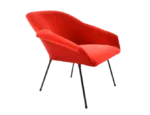 Vintage shell armchair, PRL, 1970s