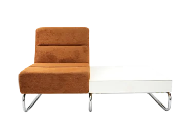Vintage armchair with table, France, 1970s