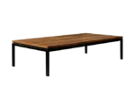 Low Teak Coffee Table, Denmark, 1970s