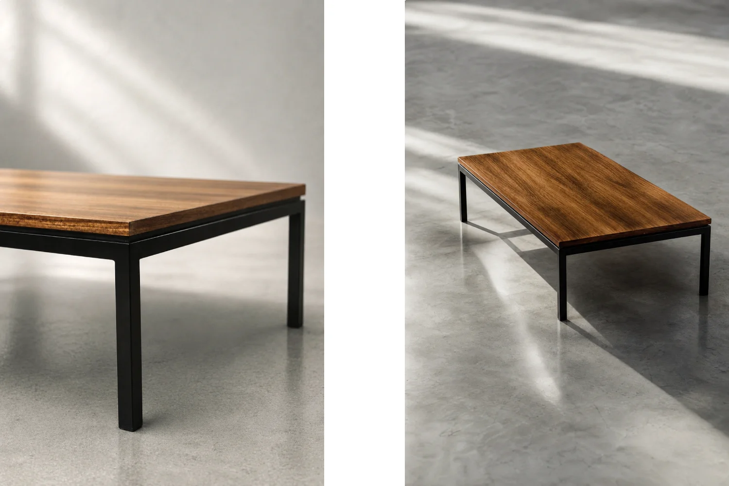 Low Teak Coffee Table, Denmark, 1970s