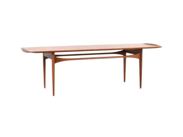 Teak coffee table designed by Tove & Edvard Kindt-Larsen, made by France & Søn, Denmark, 1960s