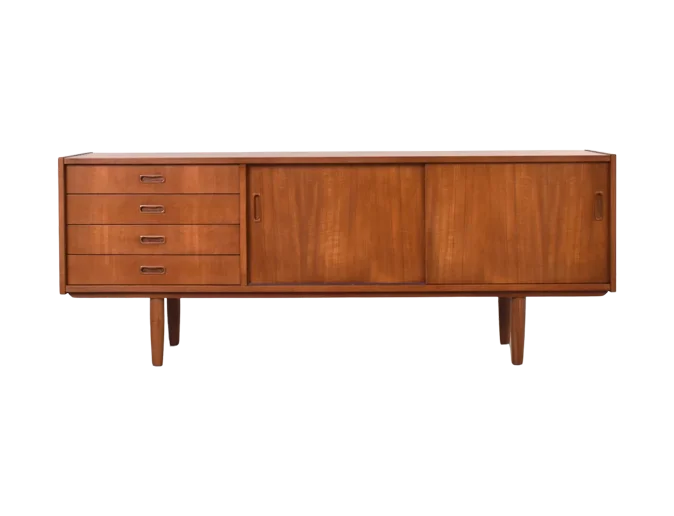 Komoda tekowa vintage, Dania, lata 60