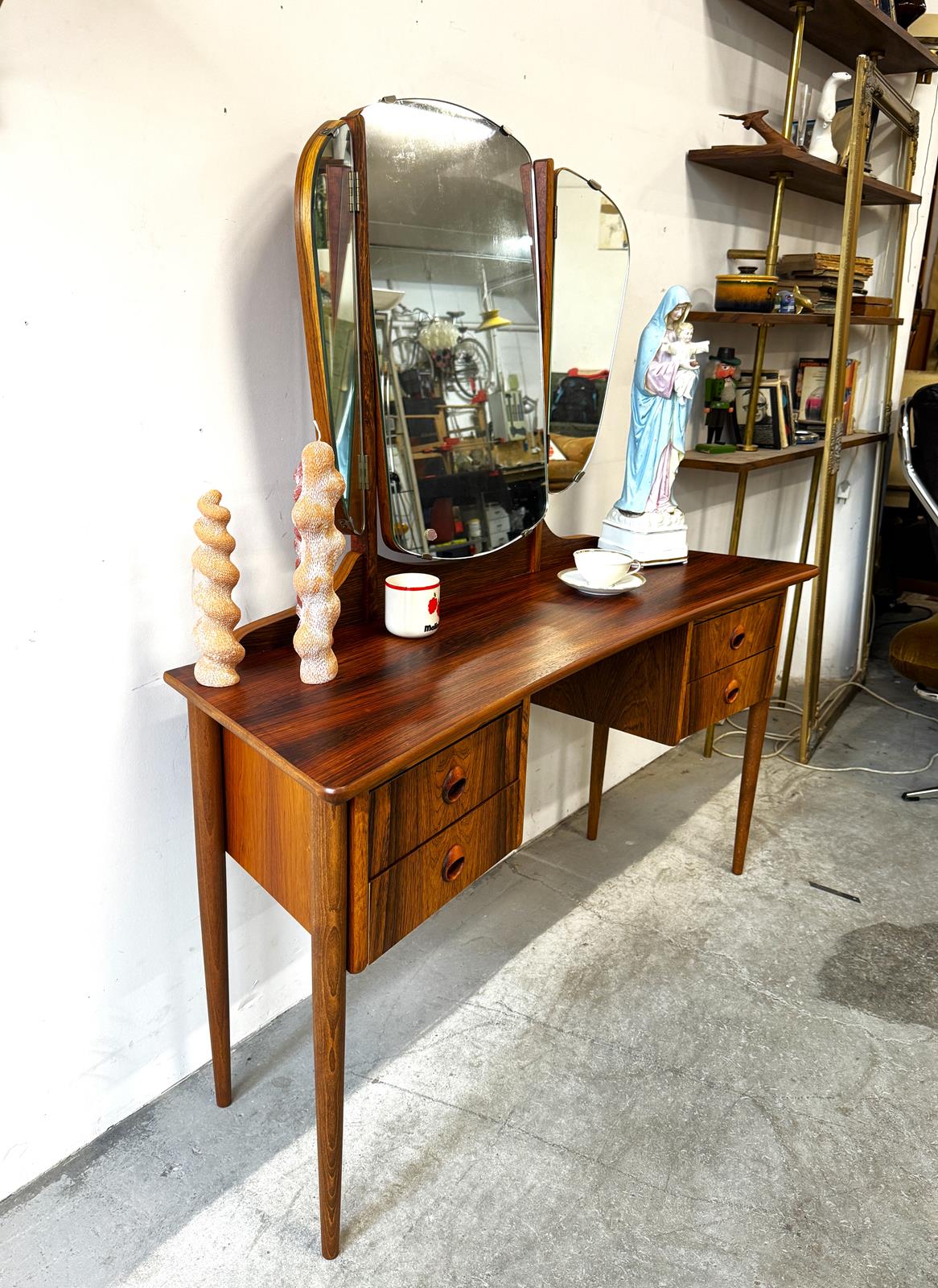 Rosewood dressing table, Denmark, 1960s/70s