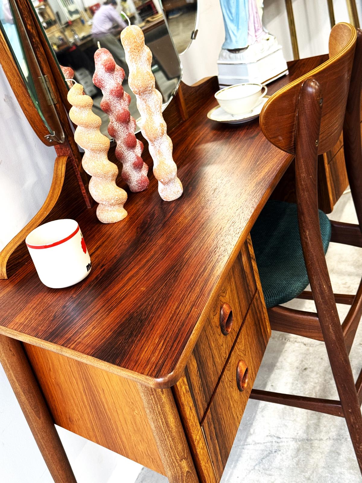 Rosewood dressing table, Denmark, 1960s/70s