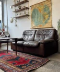 Skórzana sofa, model DS-66, De Sede, Szwajcaria, lata 70