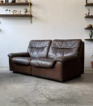 Skórzana sofa, model DS-66, De Sede, Szwajcaria, lata 70