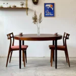 Extendable rosewood table, Denmark, 1950s/60s