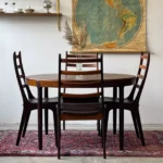 Extendable rosewood table, Denmark, 1950s/60s