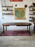 Extendable rosewood table, Denmark, 1950s/60s