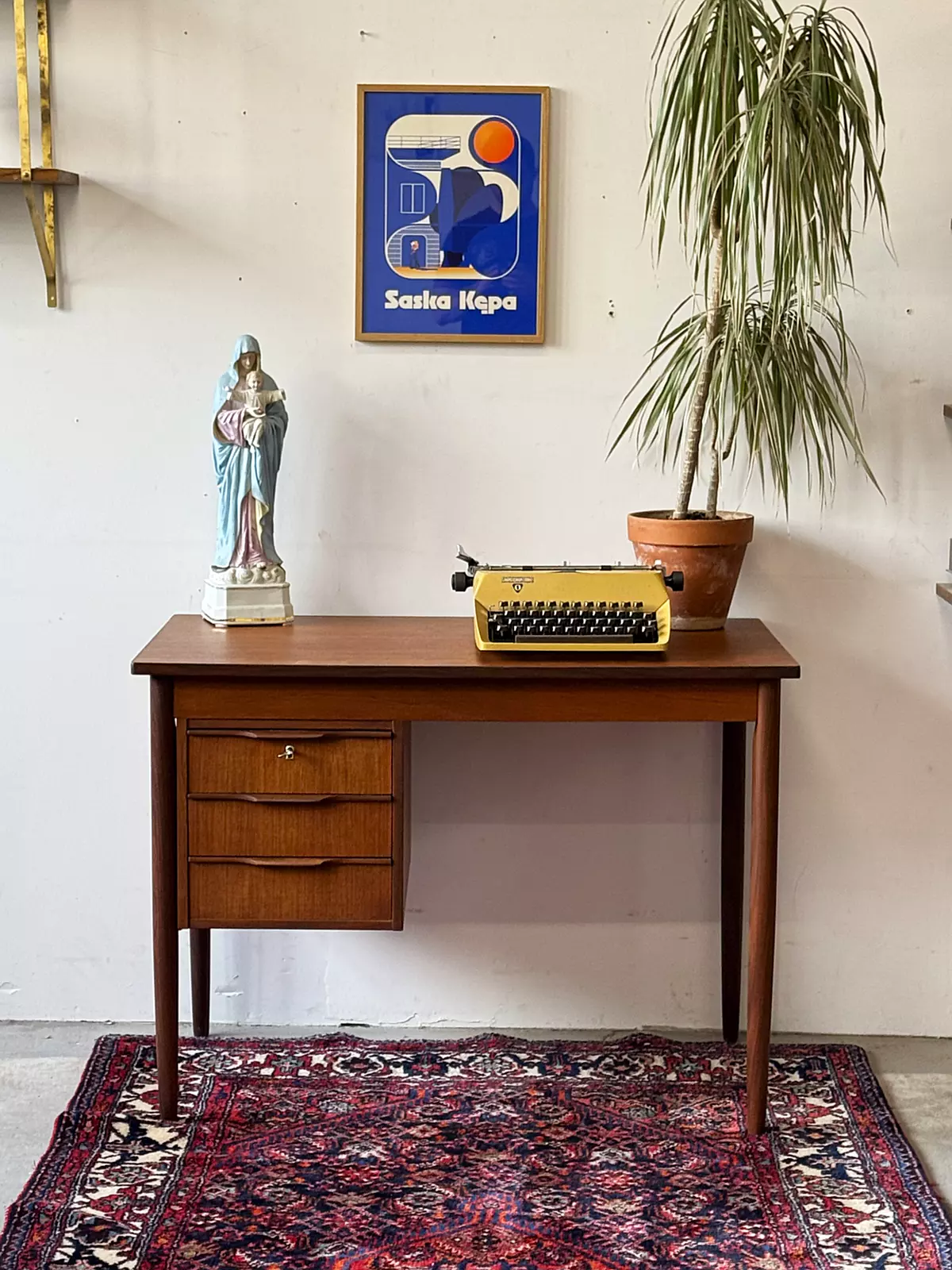 Teak desk, Denmark, 1960s/70s
