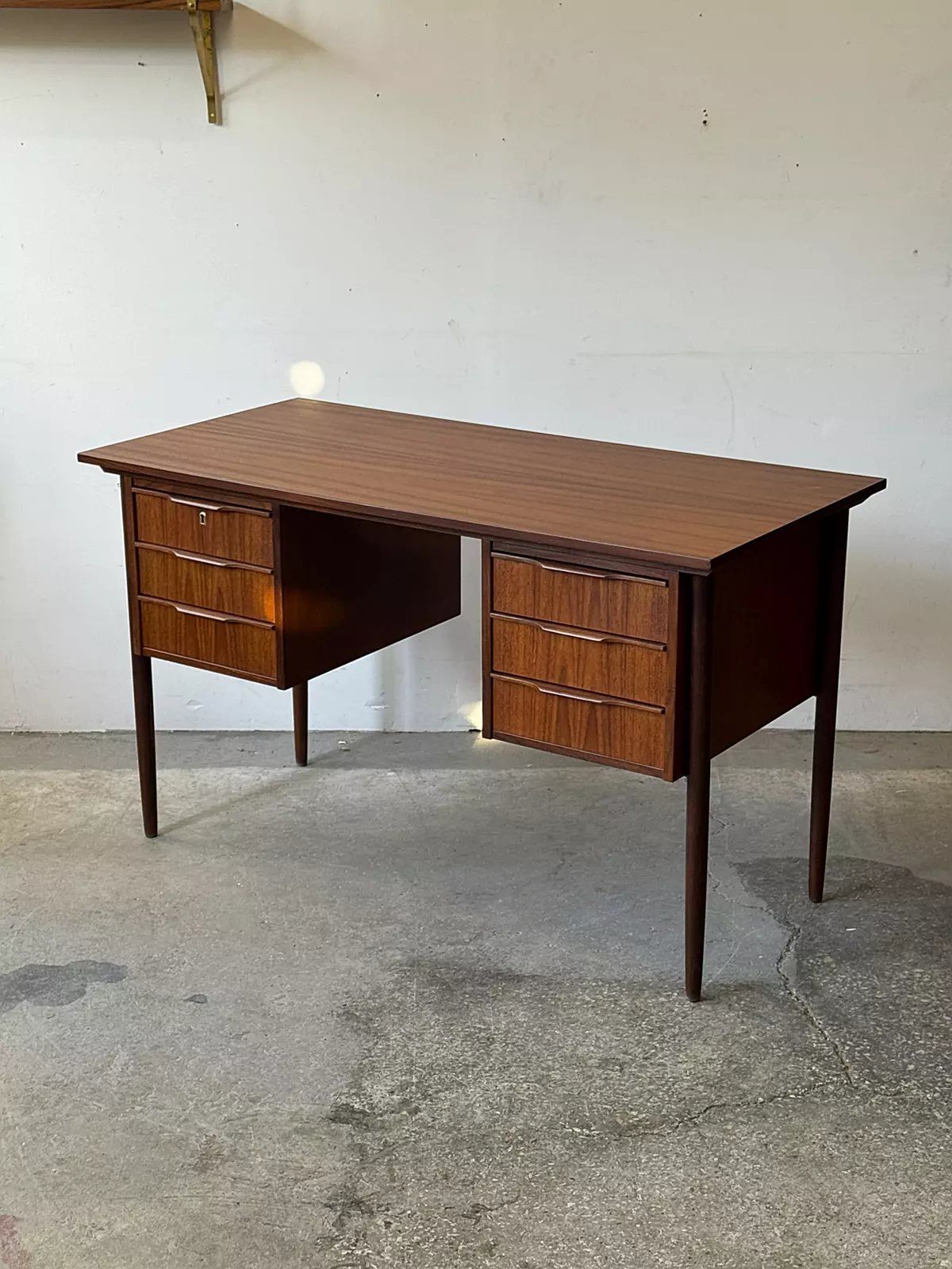 Teak desk, Denmark, 1960s/70s