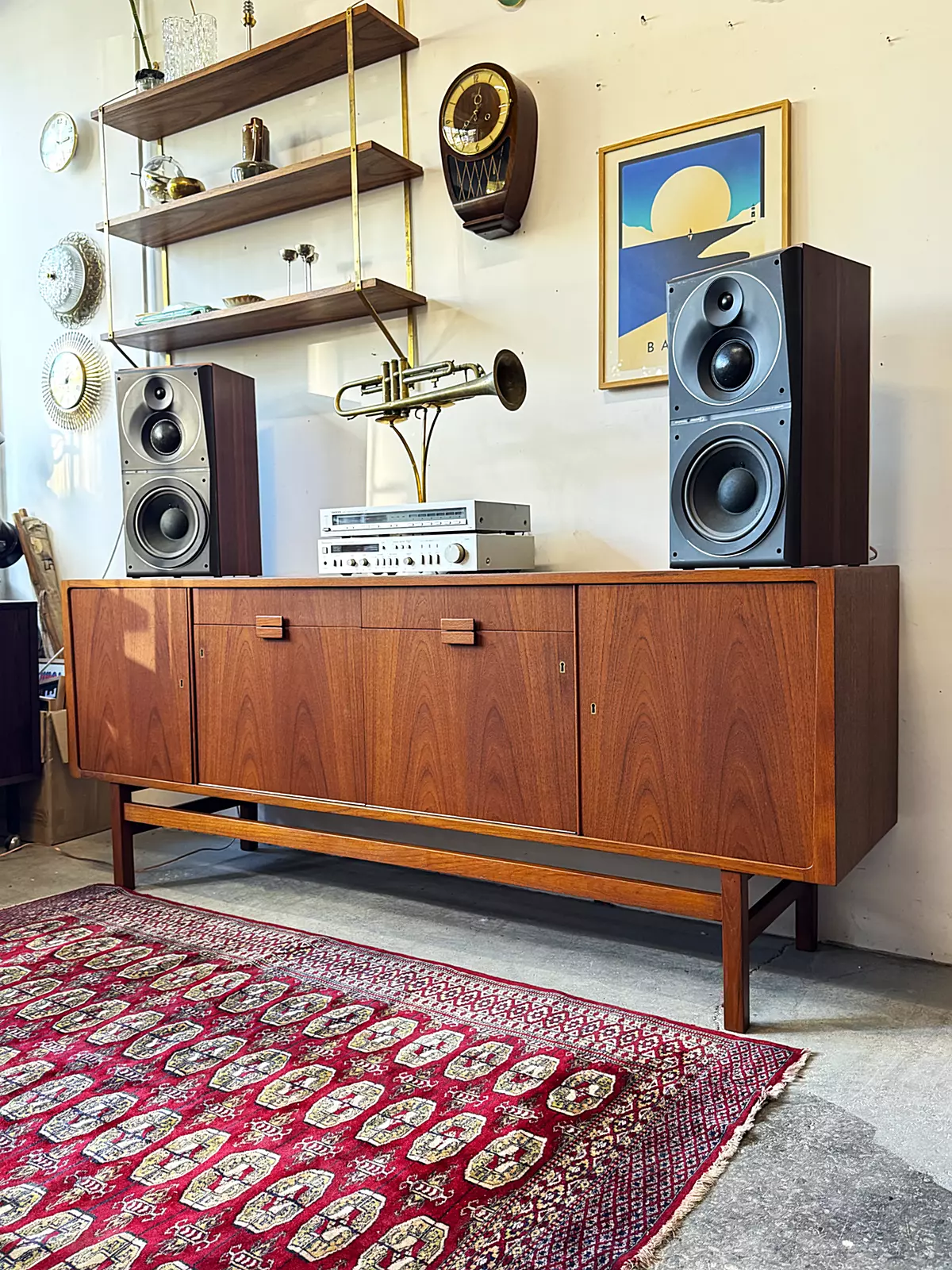 Lowboard sideboard, Denmark, 1960s/70s
