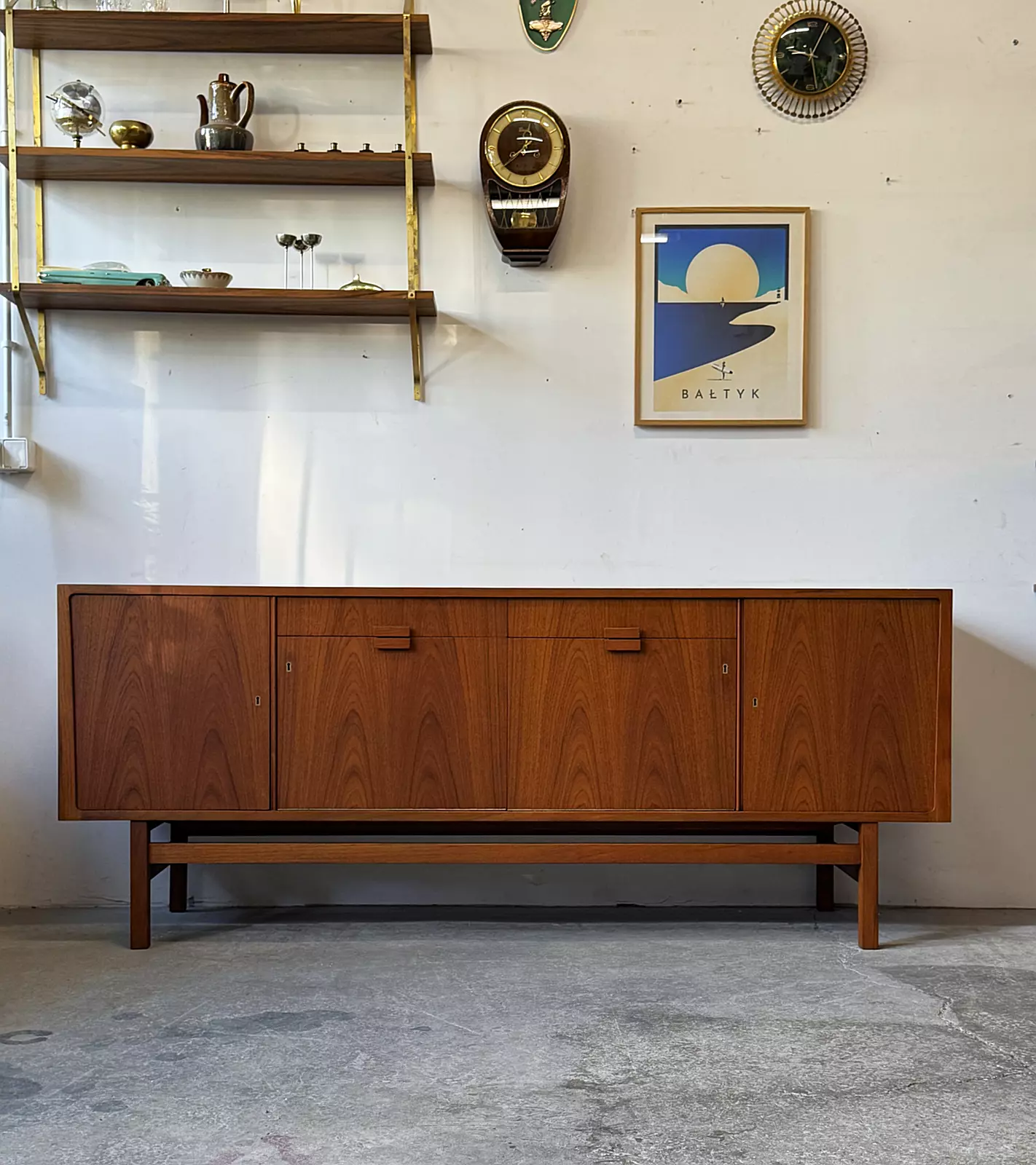 Lowboard sideboard, Denmark, 1960s/70s