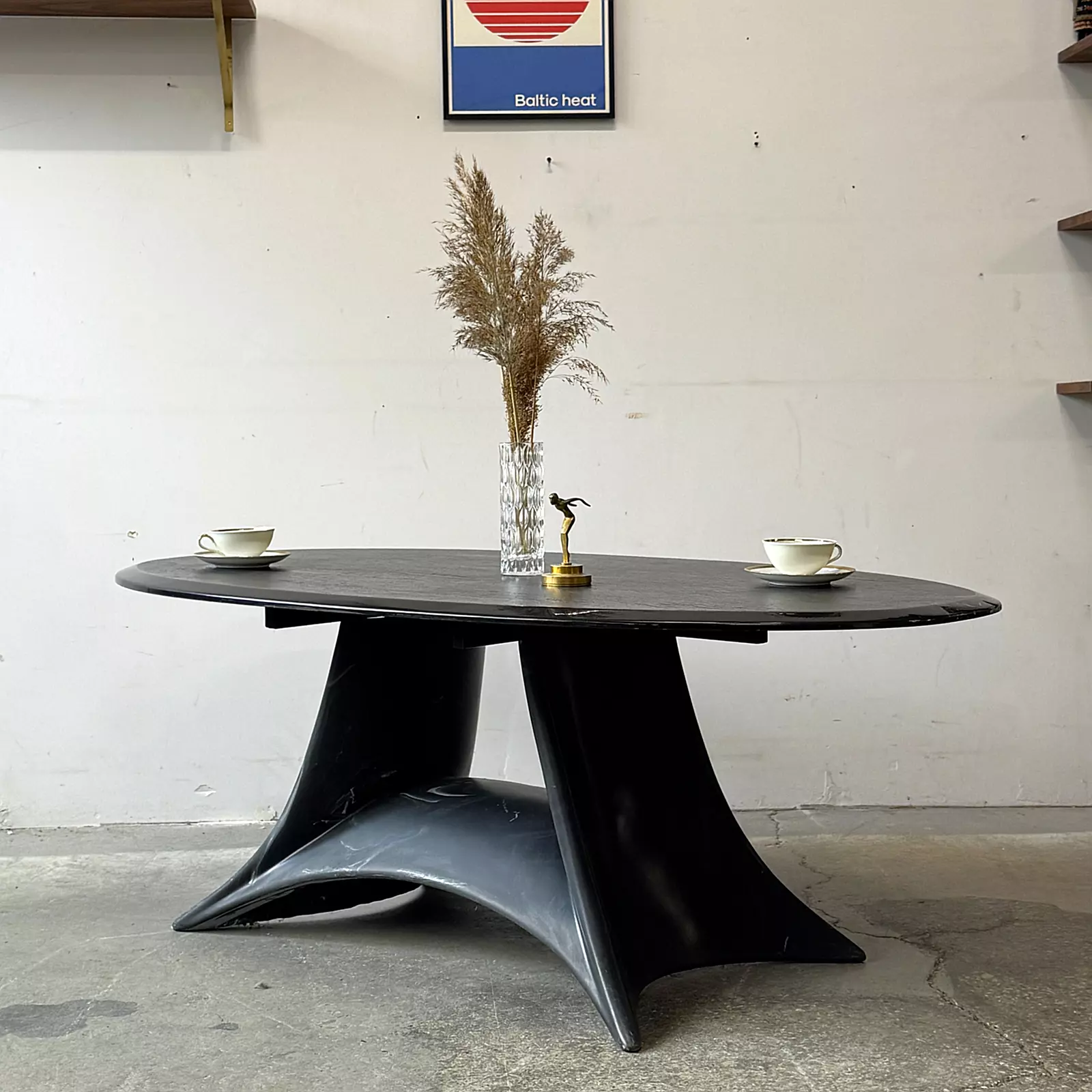 Vintage conglomerate coffee table