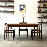 Teak chairs, Lübke, Germany, 1960s