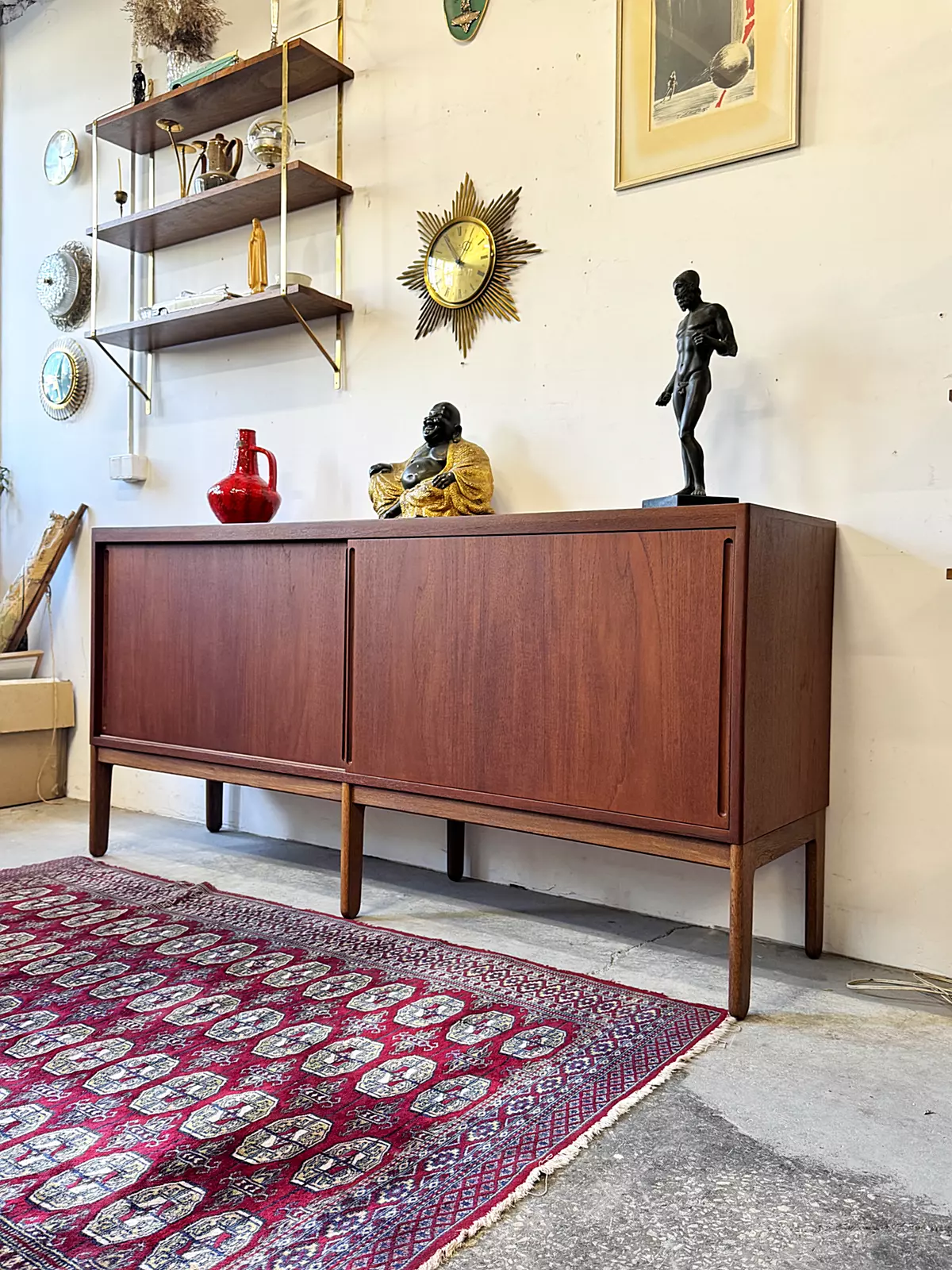 Vintage lowboard, Denmark, 1960s/70s
