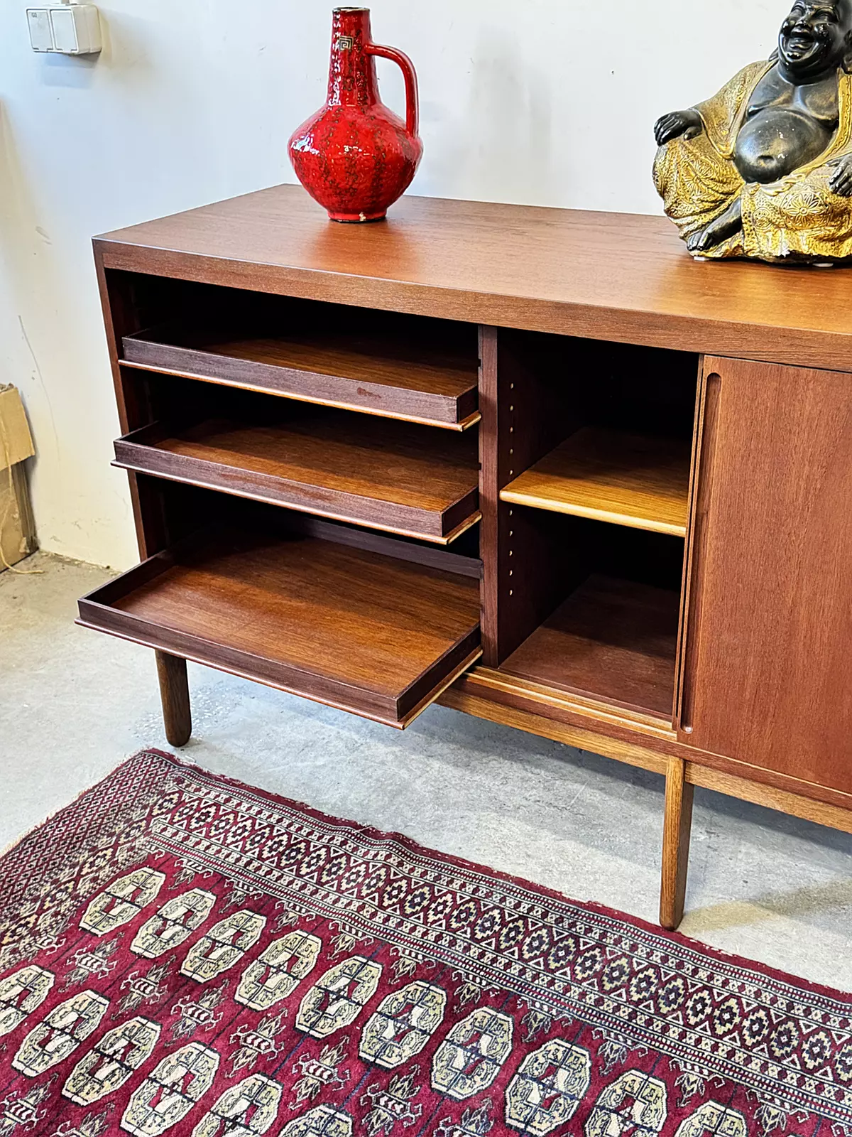 Vintage lowboard, Denmark, 1960s/70s
