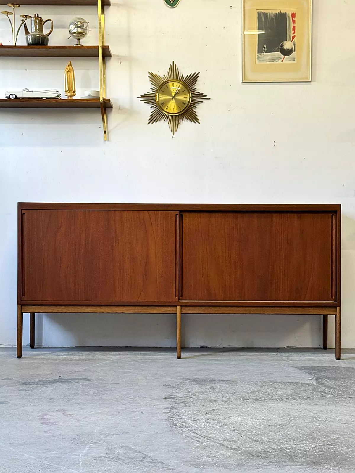 Vintage lowboard, Denmark, 1960s/70s