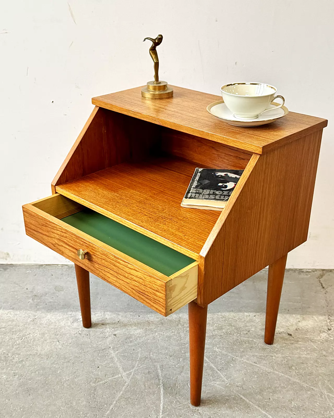Vintage bedside table, Denmark, 1970s